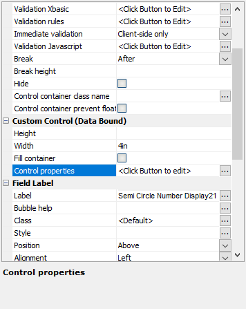 Control Properties